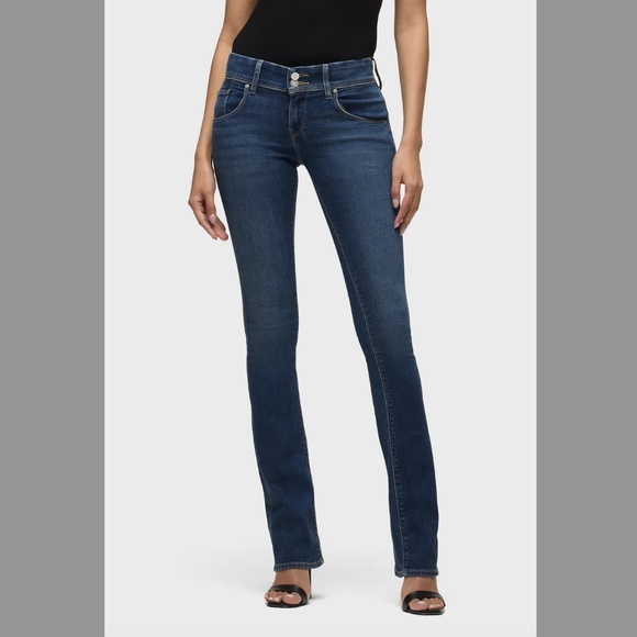 EUC Hudson Beth Mid-Rise Baby Bootcut Jean Dark Wash Size 28 - Picture 1 of 9